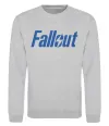 Свитшот Fallout logo Серый меланж фото