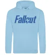Мужская толстовка (худи) Fallout logo Голубой фото