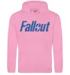 Женская толстовка (худи) Fallout logo Розовый фото