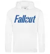 Женская толстовка (худи) Fallout logo Белый фото