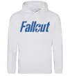 Женская толстовка (худи) Fallout logo Серый меланж фото