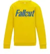 Детский Свитшот Fallout logo Солнечно желтый фото