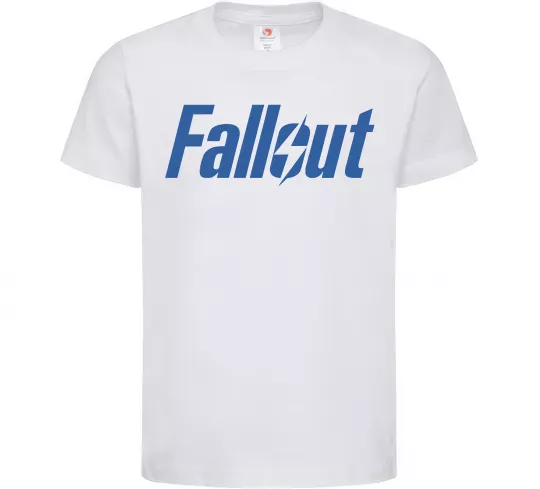 Детская футболка Fallout logo Белый фото
