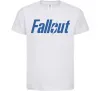 Детская футболка Fallout logo Белый фото
