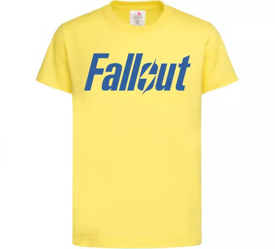 Детская футболка Fallout logo Лимонный фото