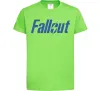 Детская футболка Fallout logo Лаймовый фото