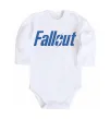 Детский боди Fallout logo Белый фото