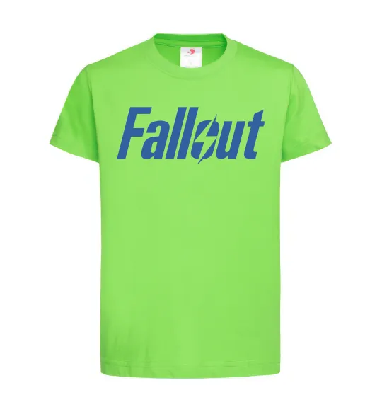 Детская футболка Fallout logo Лаймовый фото