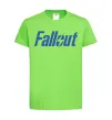 Детская футболка Fallout logo Лаймовый фото