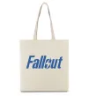 Еко-сумка Fallout logo Бежевий фото