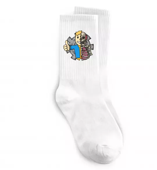 Носки Half vault fallout Белый фото