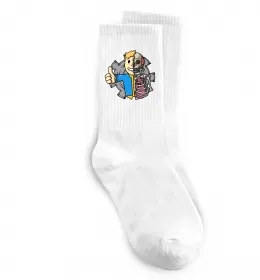 Носки Half vault fallout Белый фото