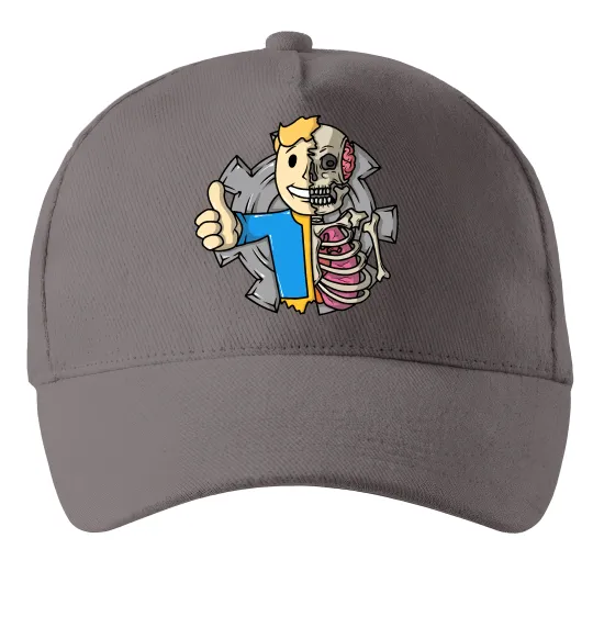 Кепка Half vault fallout Серый фото