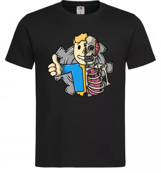 Мужская футболка Half vault fallout Черный фото