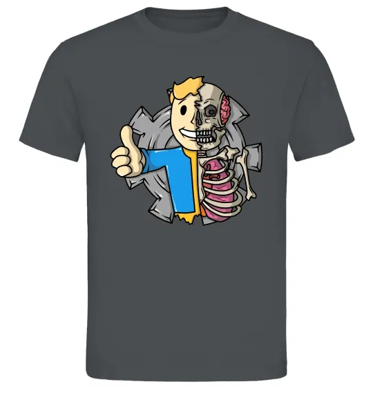 Мужская футболка Half vault fallout Графит фото