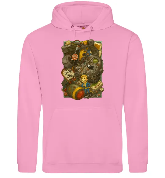 Женская толстовка (худи) Fallout pack Розовый фото