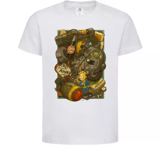 Детская футболка Fallout pack Белый фото