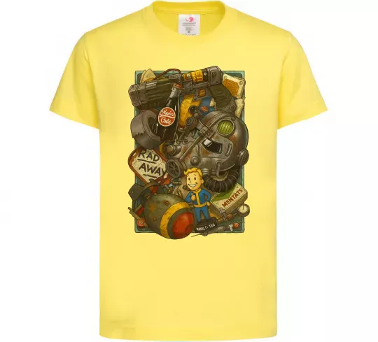 Детская футболка Fallout pack Лимонный фото