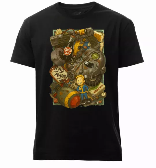 Мужская премиум футболка Fallout pack Черный фото