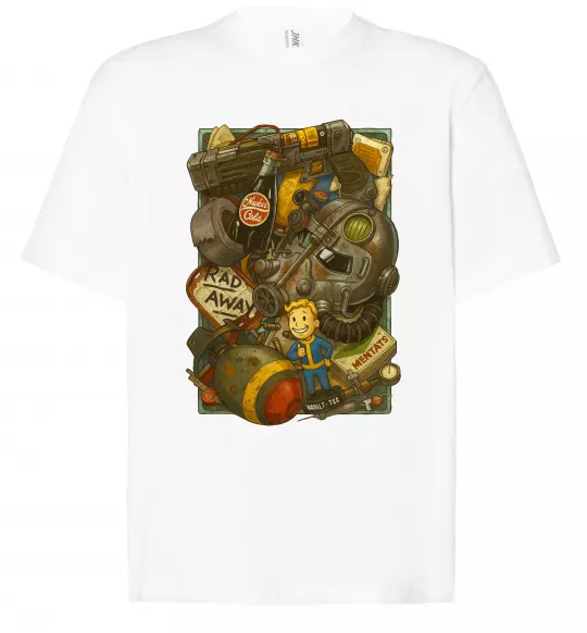 Футболка Оверсайз Fallout pack Белый фото