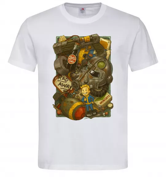Мужская футболка Fallout pack Белый фото