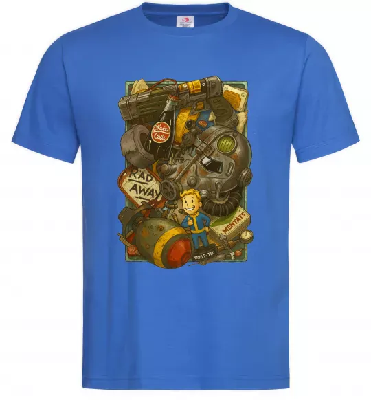 Мужская футболка Fallout pack Ярко-синий фото