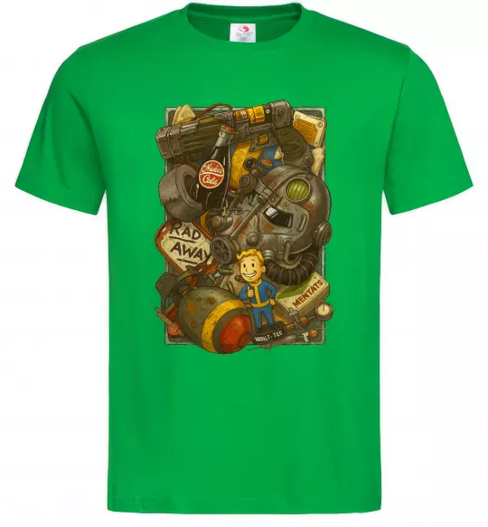 Мужская футболка Fallout pack Зеленый фото