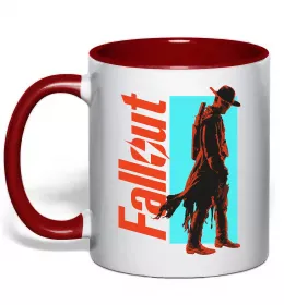 Чашка с цветной ручкой