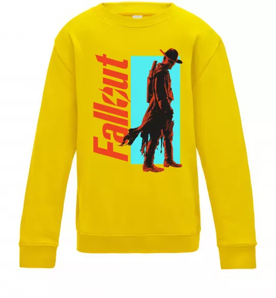 Дитячий світшот Fallout ghoul Сонячно жовтий фото