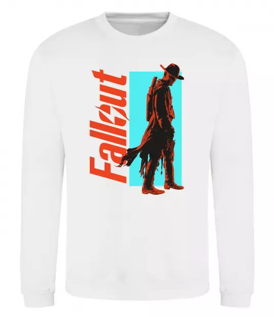 Свитшот Fallout ghoul Белый фото