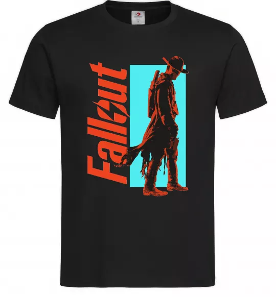 Чоловіча футболка Fallout ghoul Чорний фото