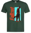 Чоловіча футболка Fallout ghoul Темно-зелений фото