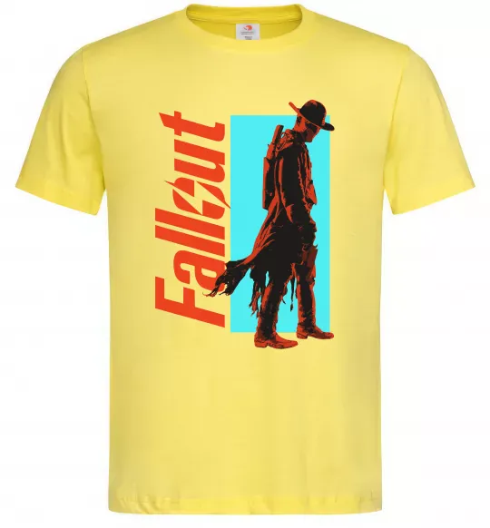 Чоловіча футболка Fallout ghoul Лимонний фото
