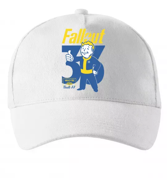 Кепка Fallout 33 Білий фото