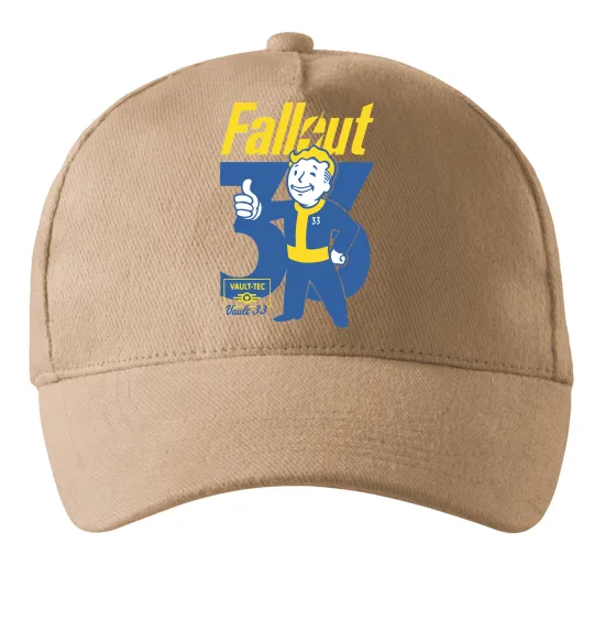 Кепка Fallout 33 Пісочний фото
