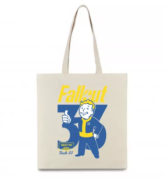 Еко-сумка Fallout 33 Бежевий фото