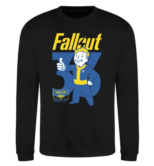 Свитшот Fallout 33 Черный фото
