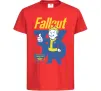 Детская футболка Fallout 33 Красный фото