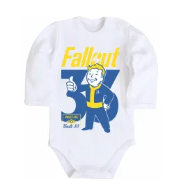 Дитячий бодік Fallout 33 Білий фото