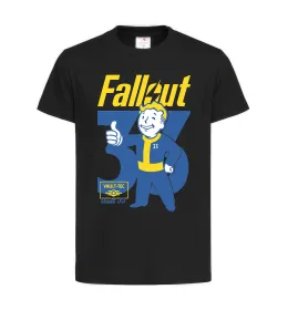 Дитяча футболка Fallout 33 Чорний фото