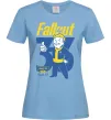 Жіноча футболка Fallout 33 Блакитний фото