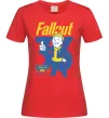 Жіноча футболка Fallout 33 Червоний фото