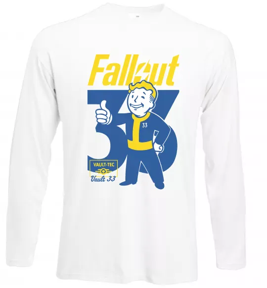 Лонгслів Fallout 33 Білий фото