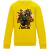Детский Свитшот Fallout art Солнечно желтый фото