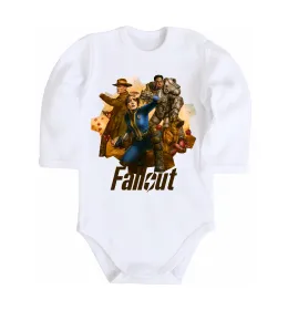 Дитячий бодік Fallout art Білий фото