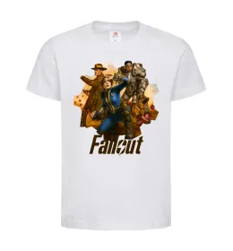 Дитяча футболка Fallout art Білий фото