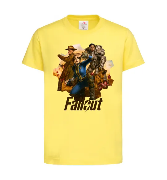 Детская футболка Fallout art Лимонный фото