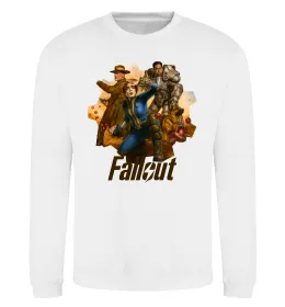 Світшот Fallout art Білий фото