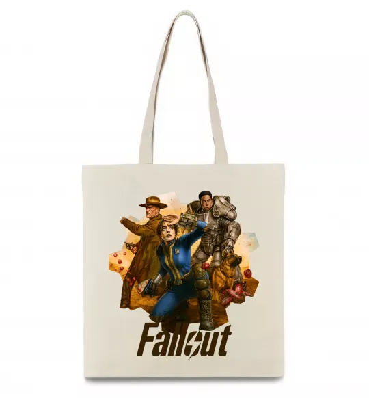 Еко-сумка Fallout art Бежевий фото