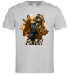 Мужская футболка Fallout art Серый фото